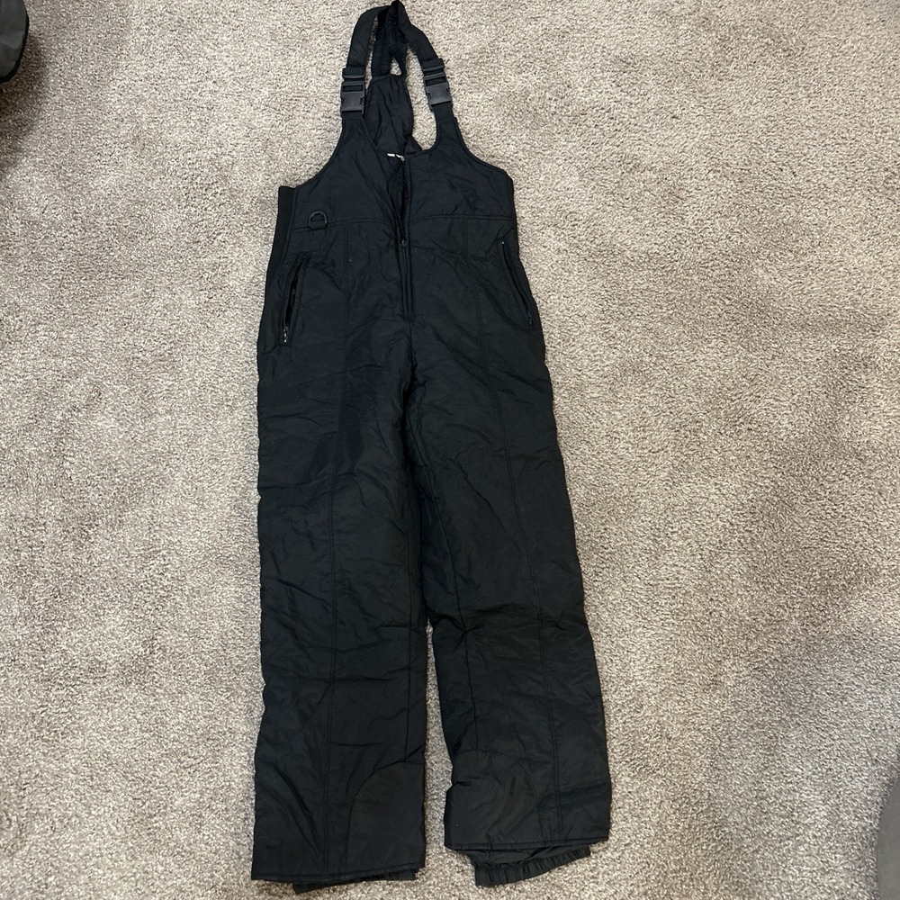 Exploration Equipment Water Resistant Insulated Snow Bib Pants Black M Unisex